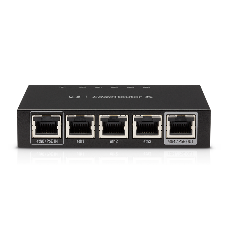 Ubiquiti ER-X-AU | EdgeRouter X 5-Port Gigabit Router, AU Power Adapter