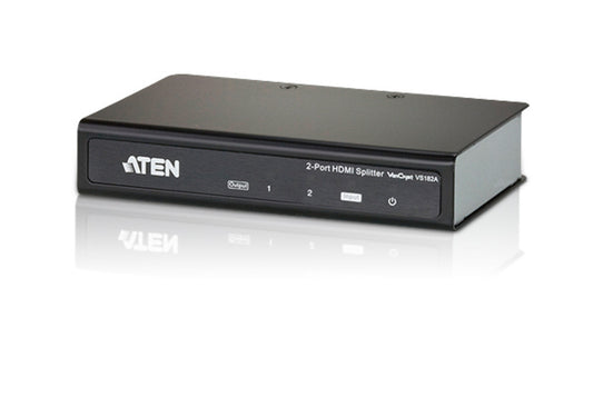 ATEN VS182A-AT-U | VS182A 2-Port 4K HDMI Splitter, 1 x In, 2 x Out, 4K/30, HDCP