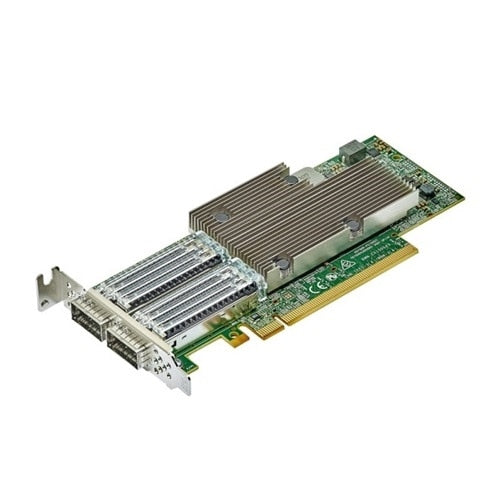 Dell 540-BDEE | Broadcom 57508 Dual-Port 100GbE QSFP Network Card, PCIe