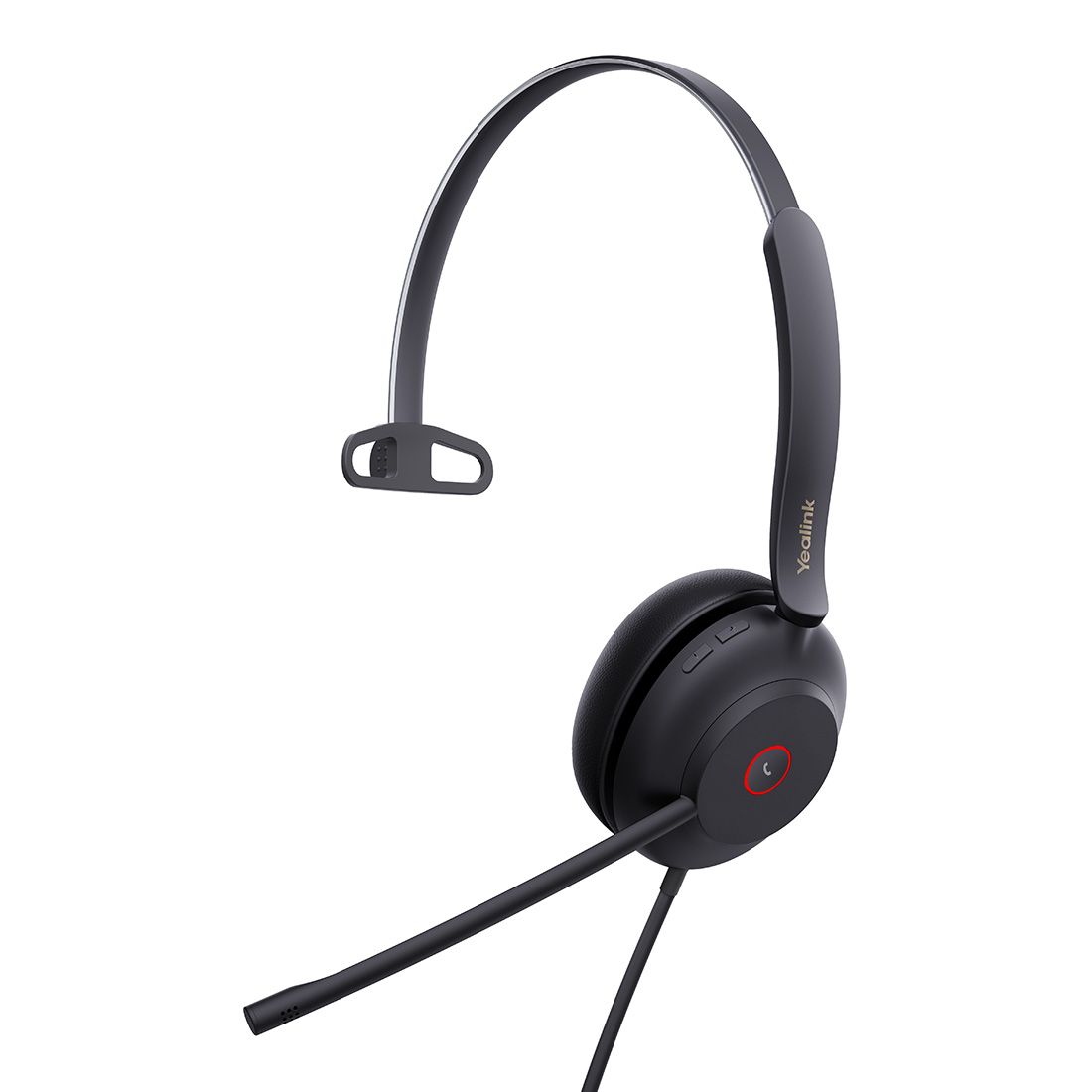 Yealink UH37-M-UC-C | UH37 Mono USB Wired Headset, UC, USB-C, 35mm Speaker, Busylight, HD Audio