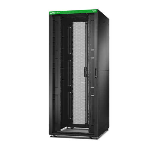 APC ER8282 | Easy Rack 42U, Black, 1991H x 800W x 800D mm, With Roof, Castors, Feet, 4 Brackets, Side Panels