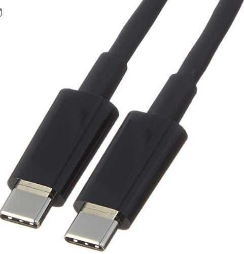 Aruba R9J33A | USB-C to USB-C PC-to-Switch Cable, Black, High-Speed Data Transfer