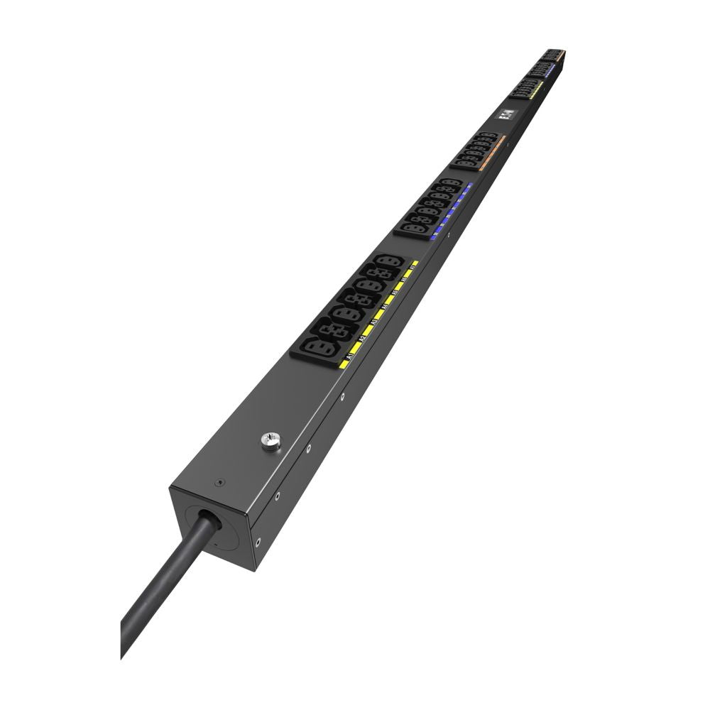 Eaton EVBAF316X 39U black metal PDU with 42 outlets and lights