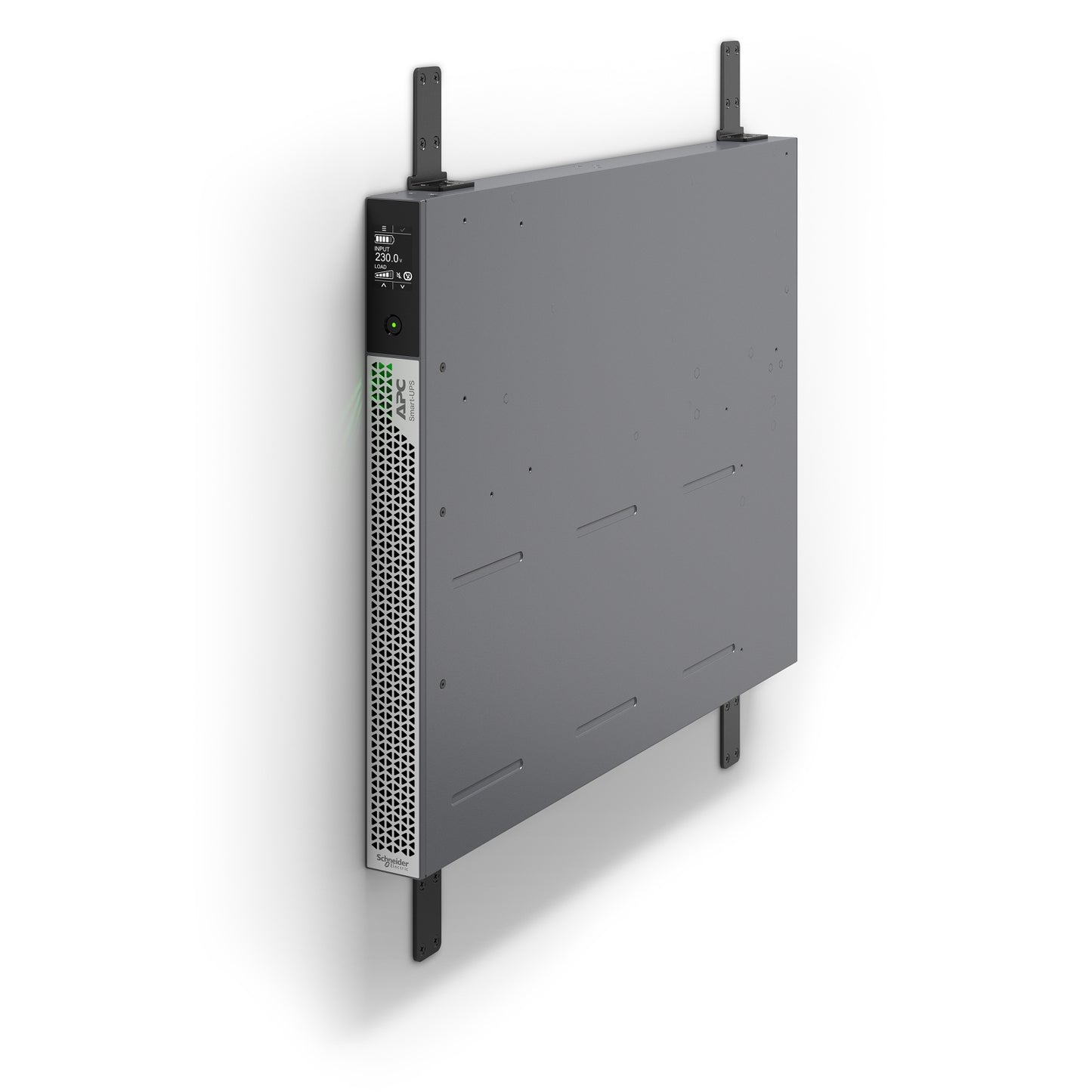 APC SRTL3KRM1UINC Smart-UPS Ultra Li-Ion 3kW gray metal 1U rack front view