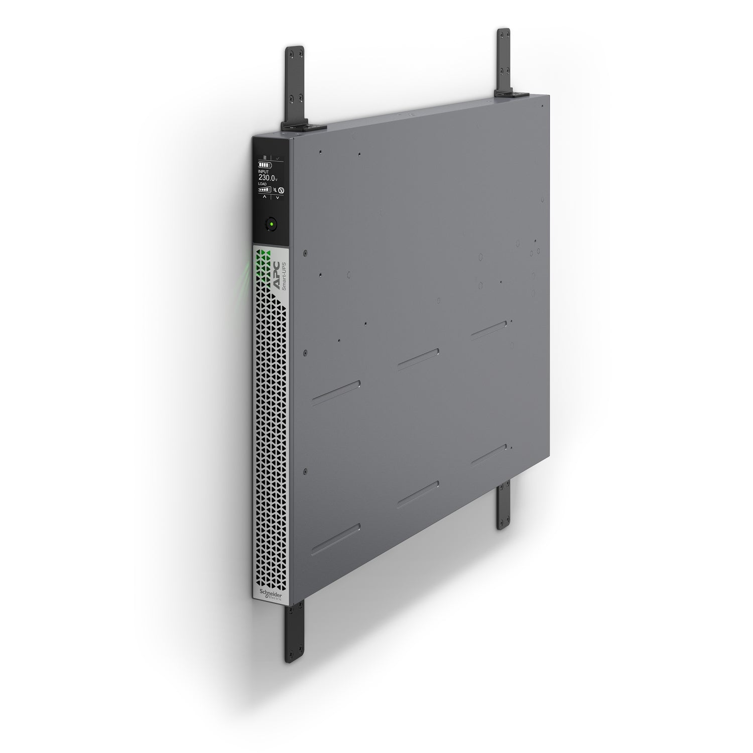 APC SRTL3KRM1UINC Smart-UPS Ultra Li-Ion 3kW gray metal 1U rack front view