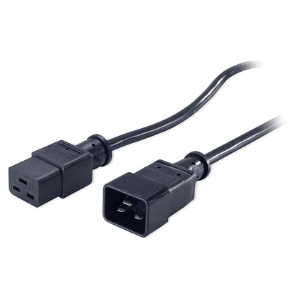 APC AP9892 black power cord with dual IEC 320 C14 connectors