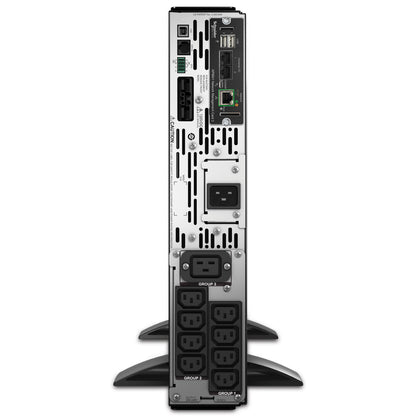 APC SMX3000RMHV2UNC Smart-UPS X 3000VA black silver tower with outlets USB ethernet