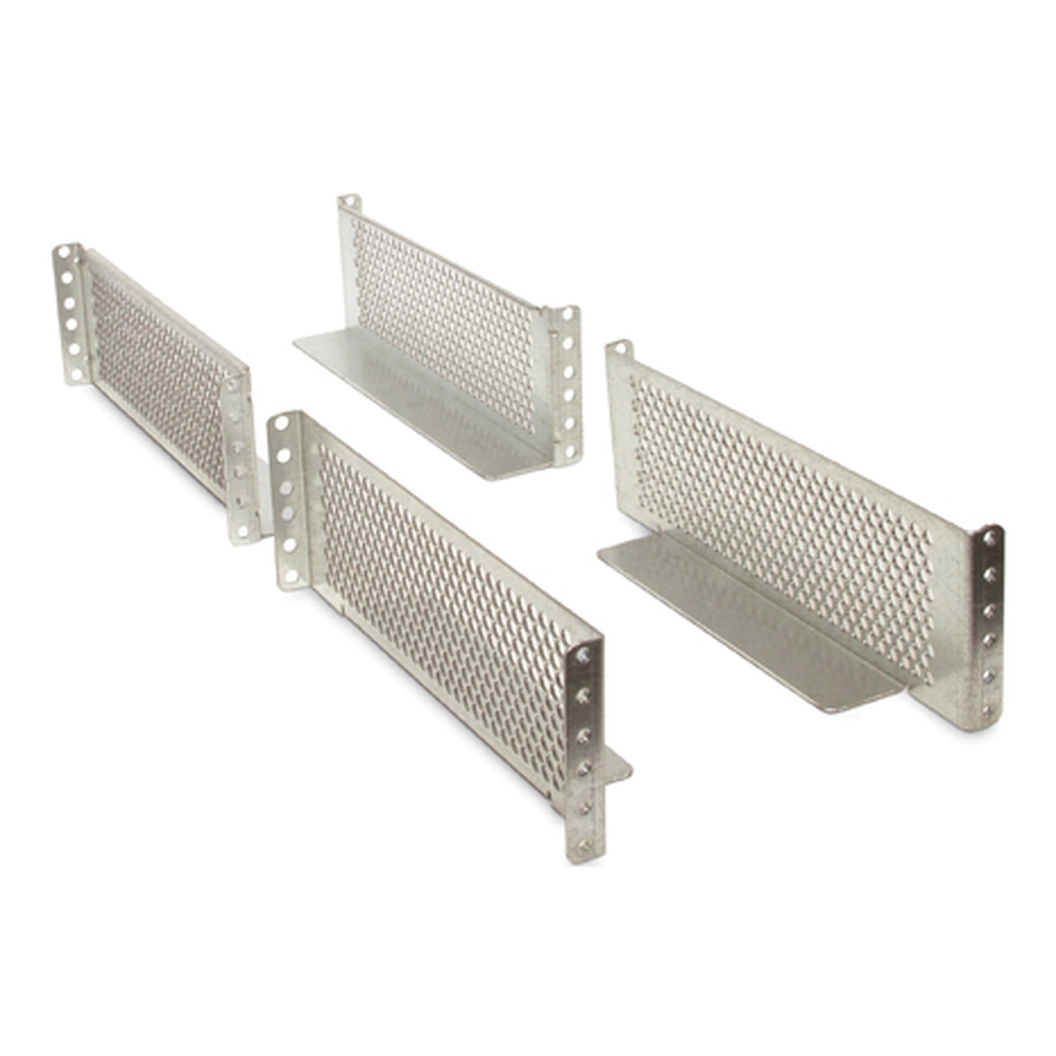 APC SRTRK3 silver perforated diamond mesh rack panels with reinforced edges