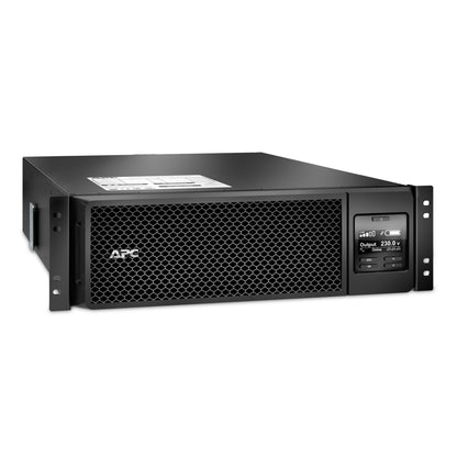 APC SRT5KRMXLI 5000VA rack UPS with honeycomb mesh front and display