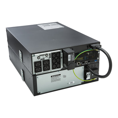 APC SRT5KRMXLI rear rack with power outlets and network ports