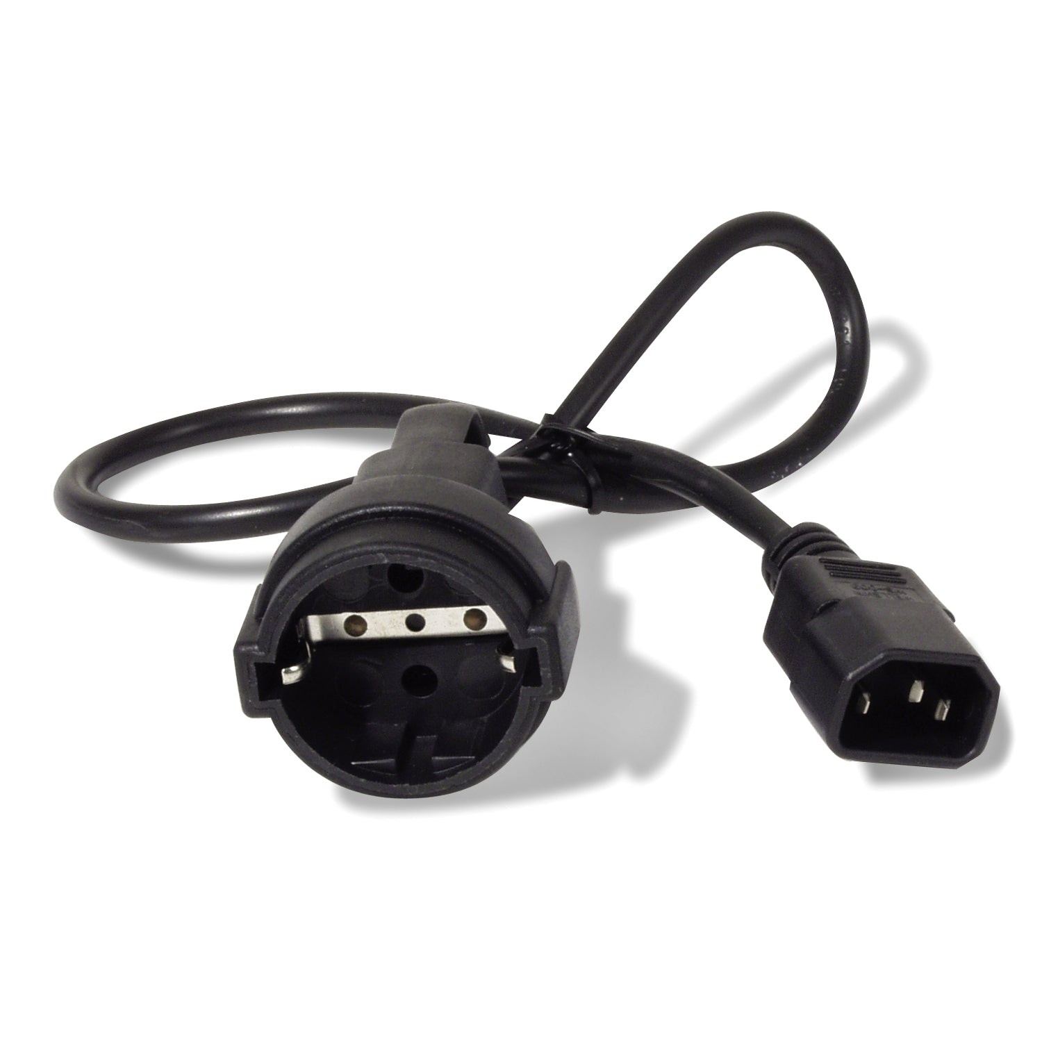 APC AP9880 NetShelter black C14 to CEE 7/7 Schuko power cord 0.6m