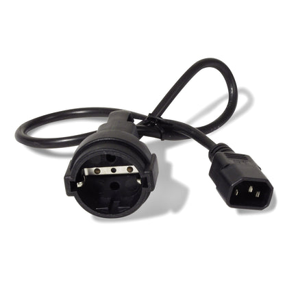 APC AP9880 NetShelter black C14 to CEE 7/7 Schuko power cord 0.6m