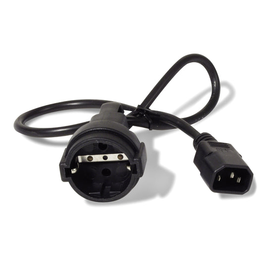 APC AP9880 NetShelter black C14 to CEE 7/7 Schuko power cord 0.6m