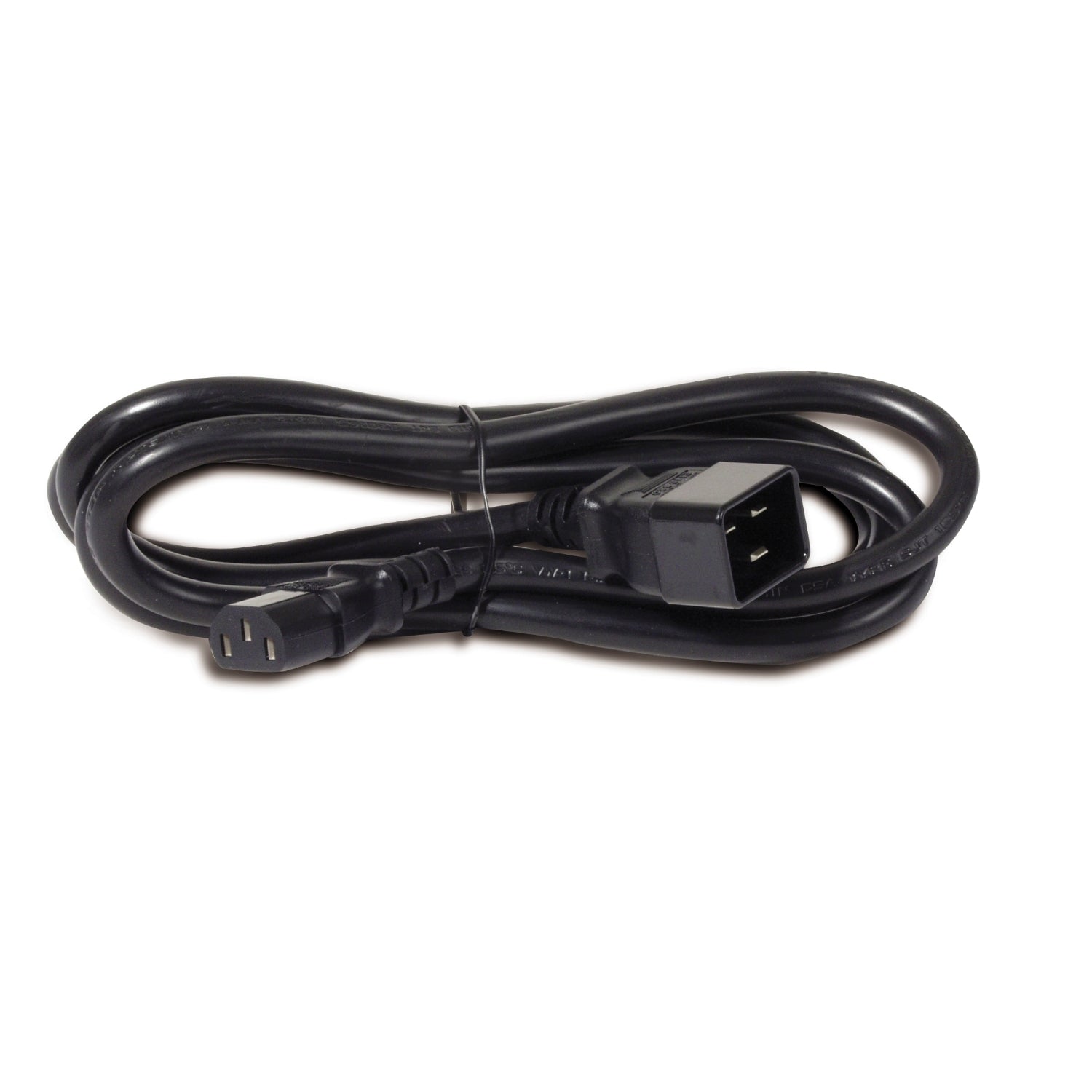 APC AP9879 NetShelter black coiled C13 to C20 power cord 2.0m