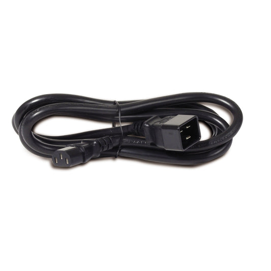 APC AP9879 NetShelter black coiled C13 to C20 power cord 2.0m