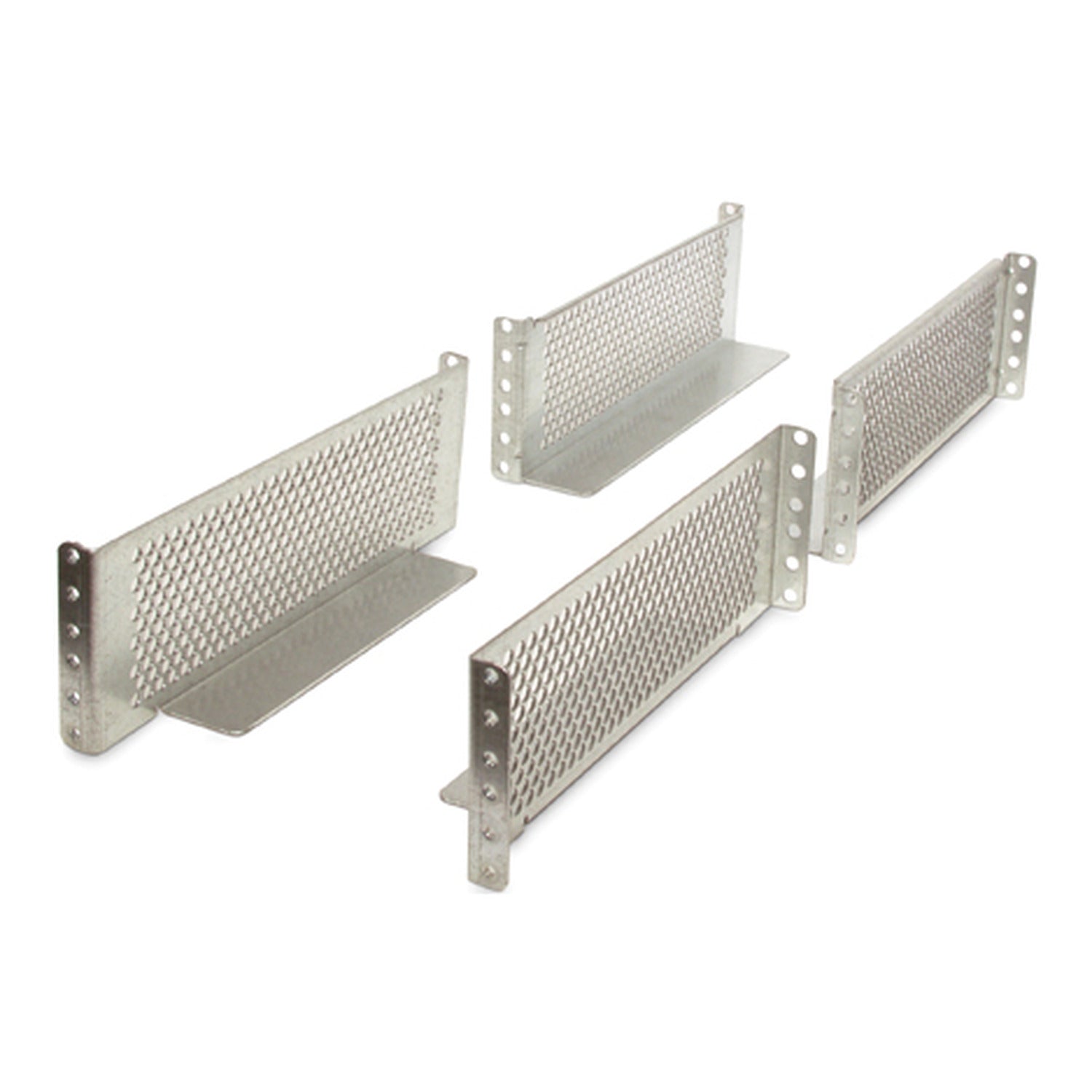 APC SRTRK3 silver perforated diamond mesh rack panels with edge holes
