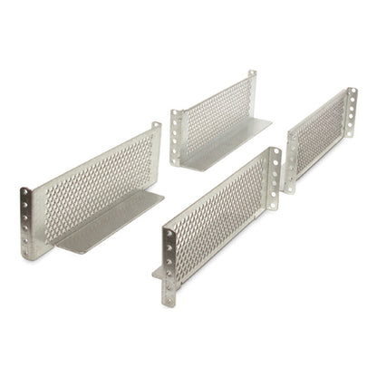 APC SRTRK3 silver perforated diamond mesh rack panels with edge holes