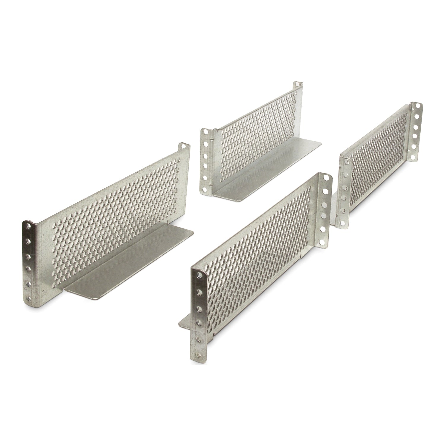 APC SRTRK3 silver perforated diamond mesh rack panels with mounting holes