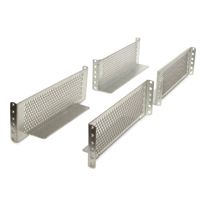 APC SRTRK3 silver perforated diamond mesh rack panels with mounting holes
