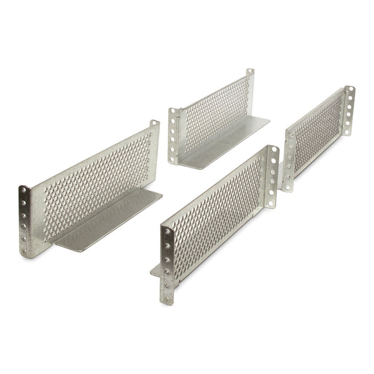 APC SRTRK3 silver perforated diamond mesh rack panels with mounting holes