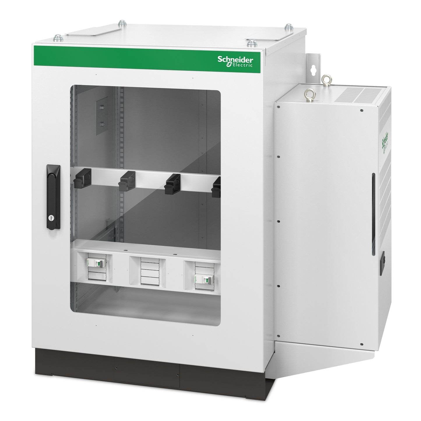 APC MDC15UR500ACI | EcoStruxure Micro Data Center 15U Rack, 500W Panel AC Cooling, 230V, 50/60Hz, 850Hx850Wx600D mm