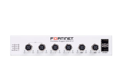 Fortinet FGR-60G-M12 Rugged 60G-M12 firewall rear with M12 ports