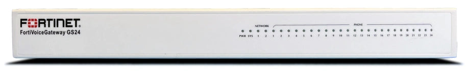 Fortinet FortiVoiceGateway GS24 white FVG-GS24 with ports