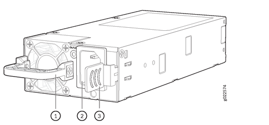 Juniper JPSU-550-AC-AFO | EX5200 550W AC Power Supply, Airflow Out (AFO)