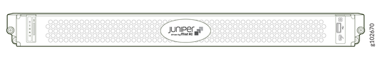Juniper ME-X6 Mist Edge Appliance with silver perforated front, USB ports, 4x25G
