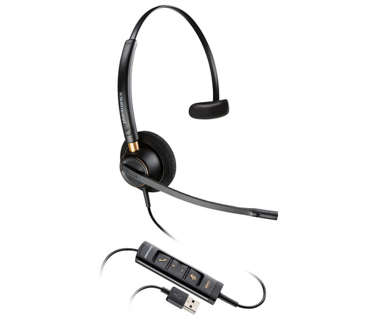Poly 783R1AA | EncorePro 515 Microsoft Teams Certified Monoaural Headset, USB-A