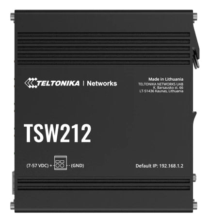 Teltonika TSW212000000 | Managed L2 Gigabit Switch, 8x 10/100/1000 Ports, 2x SFP Uplinks
