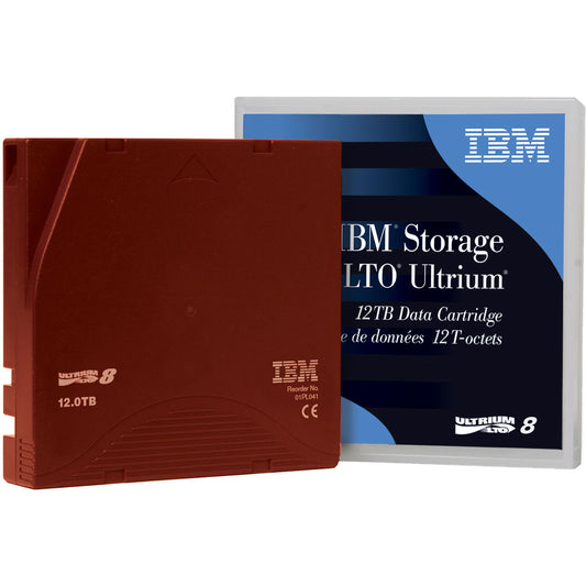 Lenovo 01KP955 | IBM Ultrium 8 LTO Data Tape, 12000GB Storage Capacity