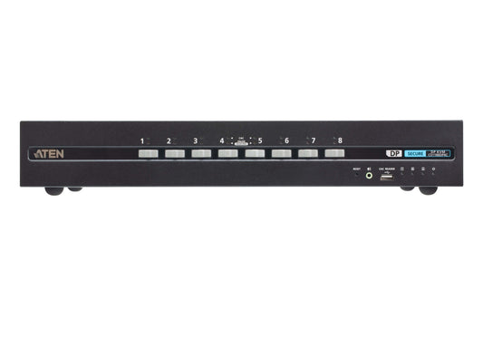 ATEN CS1188DP4C-AT-U | CS1188DP4C Secure KVM Switch, 8 x DisplayPort, 4K60, USB HID + CAC
