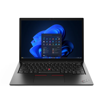 Black Lenovo ThinkPad L13 Gen 5 2-in-1 with red TrackPoint