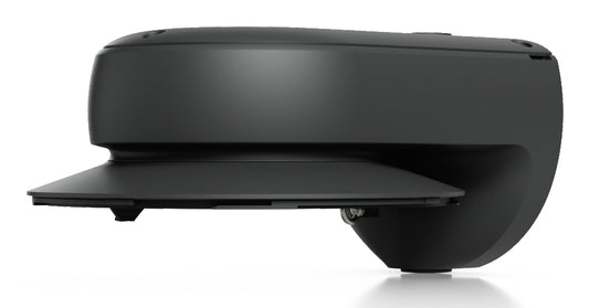Black plastic car center console armrest with integrated storage compartment for ubiquiti unifi protect ai multi sensor 4 arm mount