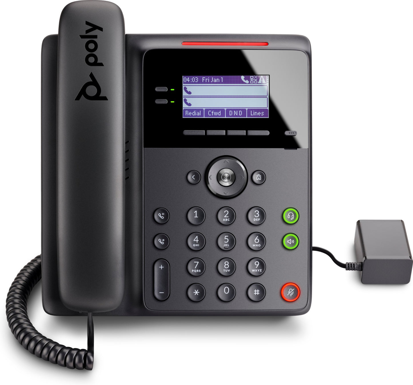 Poly 84C19AA | Edge B10 IP Phone with Power Supply, VOIP Deskphone
