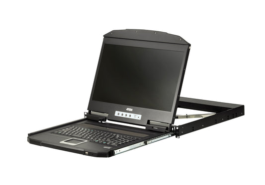 ATEN CL3100NX-ATA-AU | CL3100NX Short-Depth 1U LCD KVM Console, 18.5" 1366x768, VGA, USB