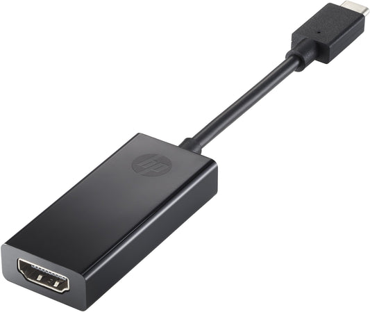 HP 4SH07AA | USB-C to HDMI Adapter, 4K Support, Compact Design