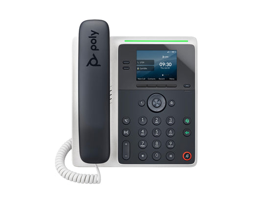 Poly 82M86AA | Edge E100 IP Phone, PoE-Enabled, VOIP Deskphone