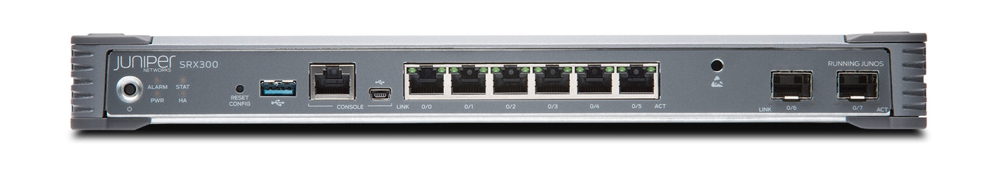 Juniper SRX300 | SRX300 Series 1Gbps Firewall, 8 x 1GbE Ports, AU Plug
