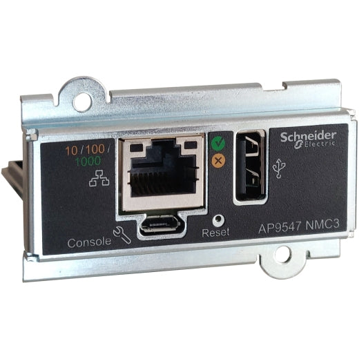 APC AP9547 | NMC3 Network Management Card for Easy UPS 3S/3M/3L & Galaxy 3L/PW, Remote UPS Monitoring & Management