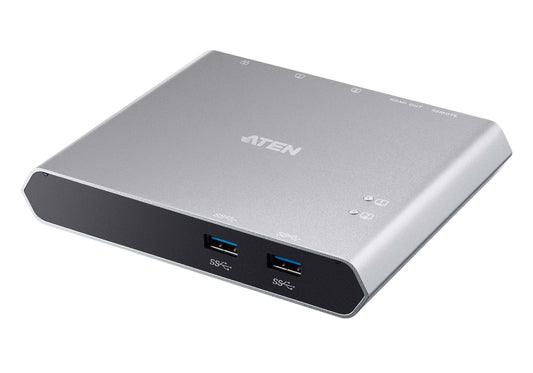 ATEN US3310-AT | US3310 | 2-Port USB-C Dock Switch, 4K HDMI@30, 2 x USB 3.2 Gen 1, 85W PD