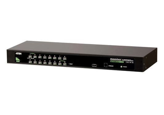 ATEN CS1316-AT-U | CS1316 16-Port VGA PS/2-USB Rackmount KVM Switch, OSD, Daisy-Chain