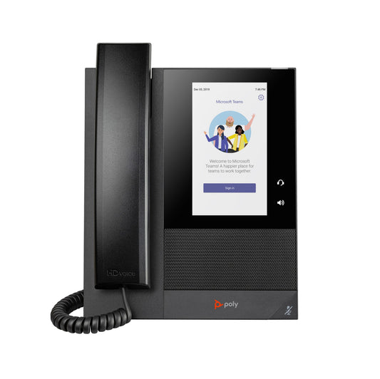 Poly 848Z8AA | CCX 400 Business Media Phone for Microsoft Teams, PoE