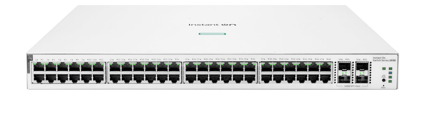 Aruba Instant On JL686B | Instant On 1930 L2+ Gigabit PoE Switch, 24 Ports, 4 SFP+ Uplinks