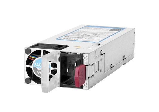 HPE P67252-B21 2400W Titanium silver PSU with black fan, red latch