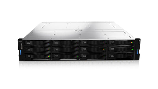 Lenovo 6535EC3 | V3700 V2 XP Disk Array, 2U Rack, Black/Silver