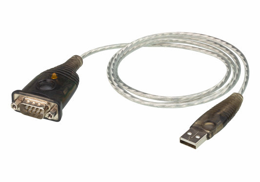 ATEN UC232A1-AT | UC232A1 USB 2.0 to RS-232 Adapter, 1 m Cable, 921.6 Kbps, Windows/macOS/Linux