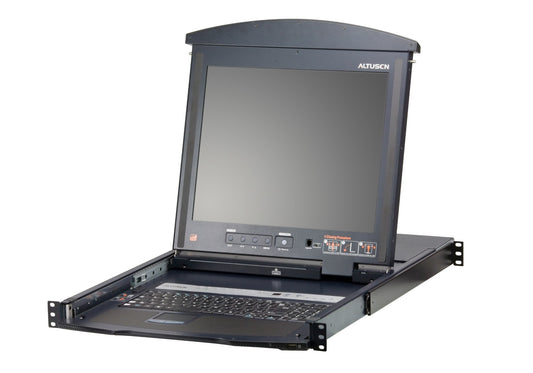 ATEN KL1508AM-AXA-AU | Rail 17" LCD KVM Switch, 8 x Cat 5 Ports, KL1508AM Dual