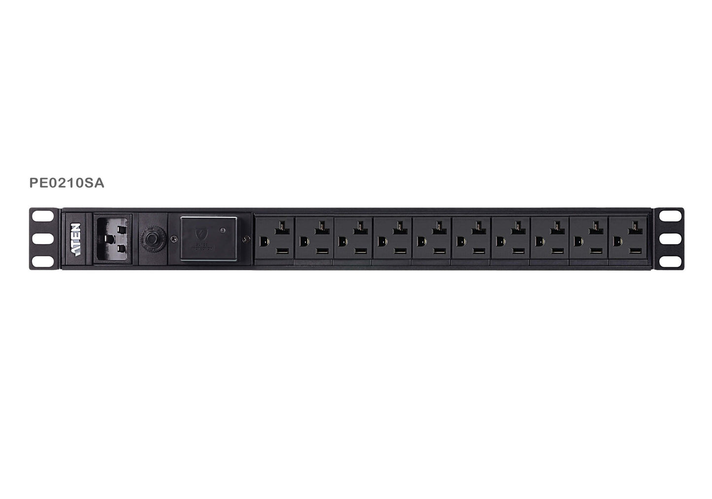 ATEN PE0210SG-AT-G | PE0210SG 1U Basic PDU - 10 x C13, 16A, Surge Protection